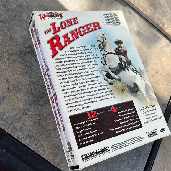 The Lone Ranger Collector's Edition (2 pack DVD Set) 12 Episodes - Picture 3 of 5